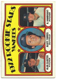 1972 Topps Baseball Cards      124     Alan Closter/Rusty Torres/Roger Hambright RC